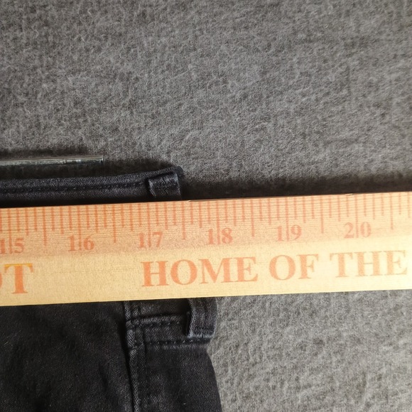 Levi's Denizen Jeans Women 33x32 16M High Rise Ankle Skinny Black Curvy Dark - Picture 8 of 11